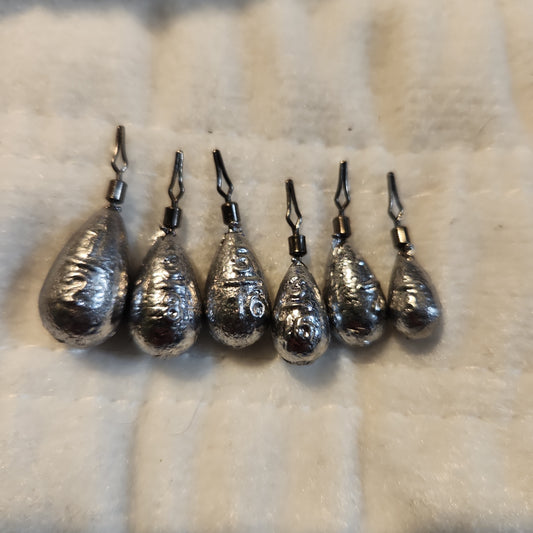 Drop shot weights.